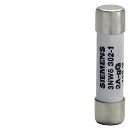 купить 3NW6301-1 Siemens CYLINDRICAL FUSE GG ACC. TO FRENCH STANDARD (NFC) / WITHOUT INDICATOR SIZE 8.5X31.5MM, 400V 6A