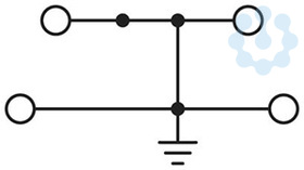 купить Клемма двухъярусная заземляющая STTB 2.5 PE Phoenix Contact 3036026