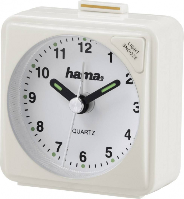 купить Hama 00136240 Quarz Wecker Weiss Alarmzeiten 1