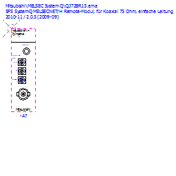 купить 136393 Mitsubishi PLC Q Series MELSECNET10/H Remote module, for Coaxial 75 Ohm, simplex bus