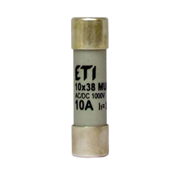 купить 2625410 ETI Предохранитель, CH10X38 MM 0,5A/1000V AC/DC / C Низковольтные цилиндрические предохранители / Низковольтные предохранители цилиндрические CH