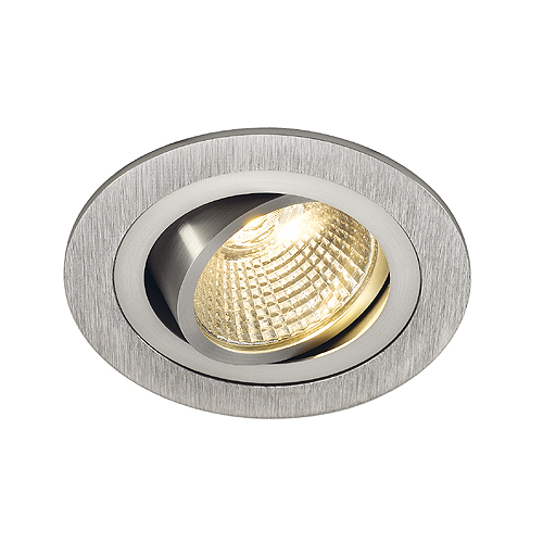 купить LI113876 Schrack Technik NEW TRIA LED DL ROUND Set, alu-brushed, 9,1W,38°, 2700K