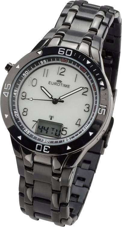 купить EUROTIME Funk Armbanduhr 77041 (d) 40 mm Schwarz G
