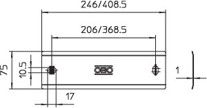 купить Крышка для BigBar 1802 AH 5 OBO 5015880