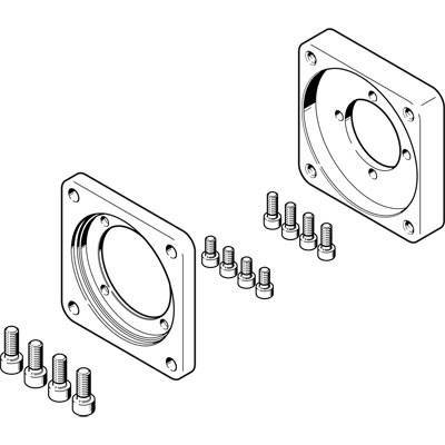 купить FESTO Flansch 2843290 EAMF-A-64C-80G-S1    1 St.