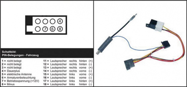 купить AIV 41C603 ISO Radioadapterkabel Aktiv Passend fuer