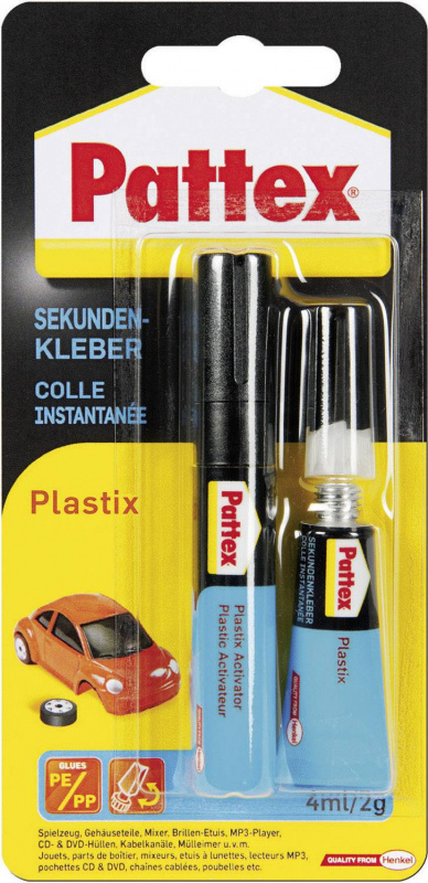 купить Pattex Plastix Kunststoffkleber PSA1C 1 Set