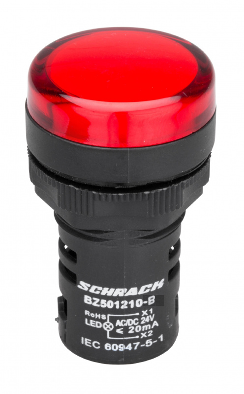 купить BZ501210B Schrack Technik LED-Leuchtmelder Monoblock 24V-AC/DC rot