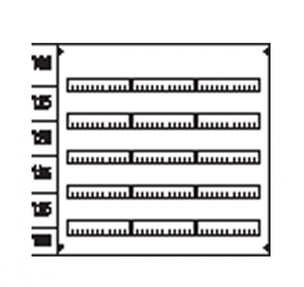 купить Пластрон с прорезями 3ряда/5 реек ABB AS35