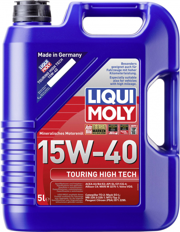 купить Liqui Moly Touring High Tech 15W-40 1096 Motoroel 5