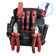 купить Набор инструментов электромонтажника Tool belt VDE HAUPA 220211