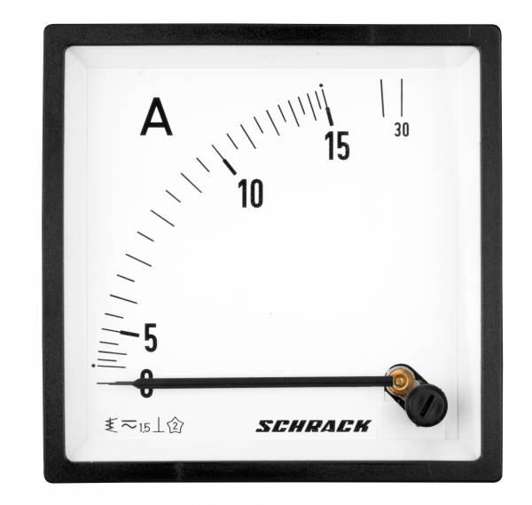 купить MGF59015A Schrack Technik Amperemeter, 96x96mm, 15A AC Direktmessung