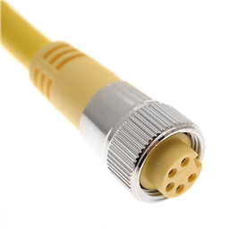 купить MIN-5FP-60 Mencom PVC Cable - 16 AWG - 600 V - 8A / 5 Poles Female Straight Plug 60 ft