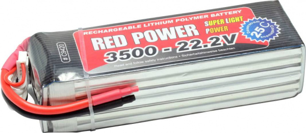 купить Red Power Modellbau-Akkupack (LiPo) 22.2 V 3500 mA