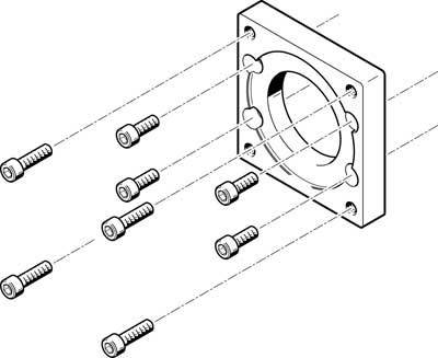 купить FESTO Flansch 560696 EAMF-A-62B-87A    1 St.