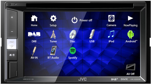 купить JVC KW-V255DBT Doppel-DIN Moniceiver Anschluss fuer