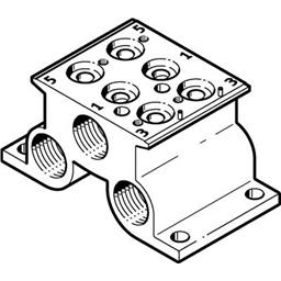 купить CPE10-PRS-1/4-2 Festo Плита для блочного монтажа