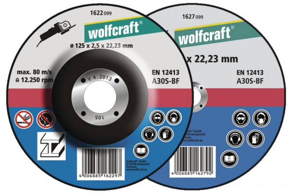 купить Wolfcraft  1622300 Trennscheibe gekroepft  125 mm 2