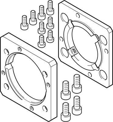 купить FESTO Flansch 2372201 EAMF-A-80A-80G    1 St.