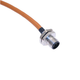 купить FFDC-4MR-PG9-0.3M-SS Mencom PVC Cable - 18 AWG - 300 V - 4A / 4 Poles Male Straight Front Mount Receptacle 0.3 m