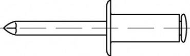 купить TOOLCRAFT TO-5444379 Blindniete  4 mm   Edelstahl