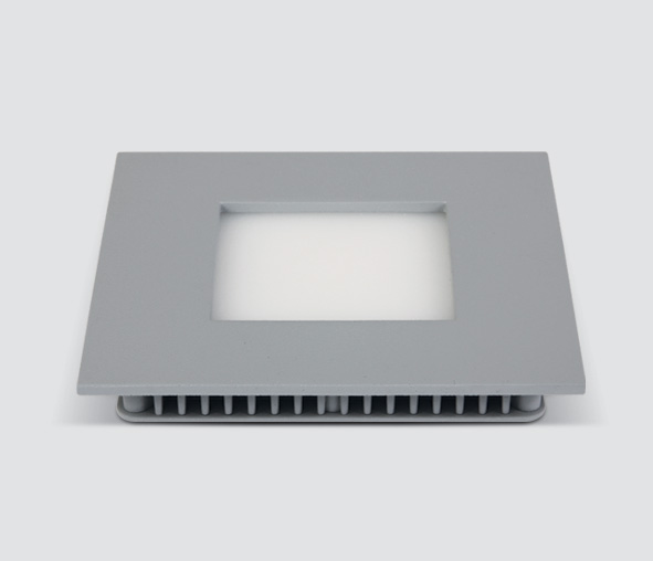 купить LID13991 Schrack Technik Sutil Quadro2 LED 8W, 3000K, 480lm, 120°, IP40, grau