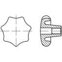 купить TOOLCRAFT Sterngriffe 12 mm Grauguss  5 St.