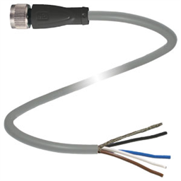 купить V1-G-2M-PUR-ABG Pepperl Fuchs Cable socket, shielded