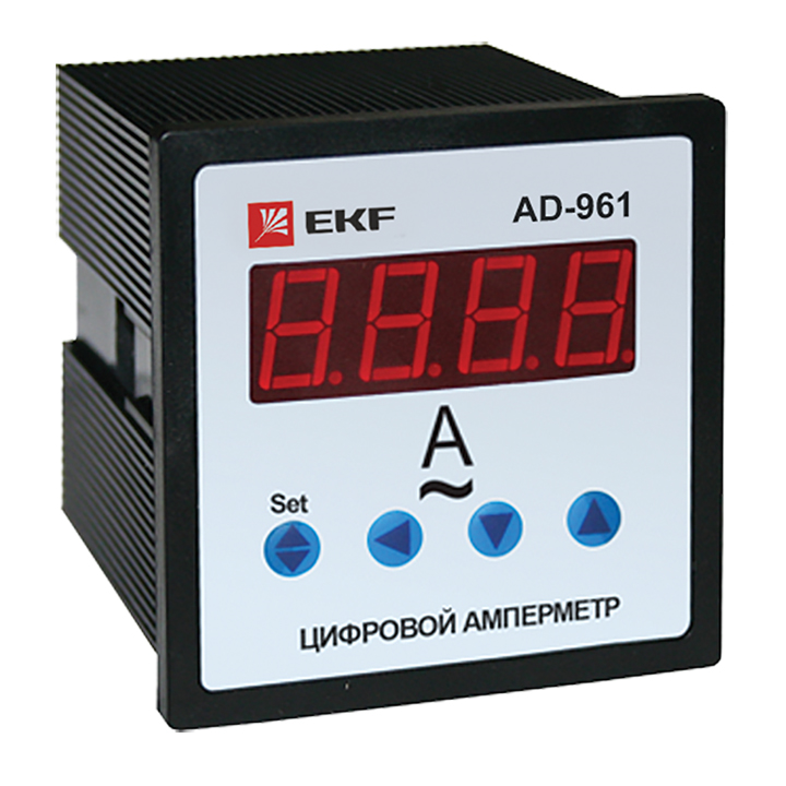 купить Амперметр цифровой AD-961 на панель 96х96 однофазный EKF ad-961