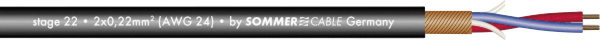 купить Sommer Cable 200-0001 Mikrofonkabel  2 x 0.22 mmВІ