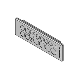 купить 43515 Icotek KEL-DP 24|18 A gy / Cable entry plate, pluggable, for wall thickness 1.5 - 2.5 mm, IP64