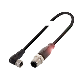 купить BCC03H6 Balluff Connector cable, Connector straight M12x1, Female angled M8x1, PUR, 0.60 m