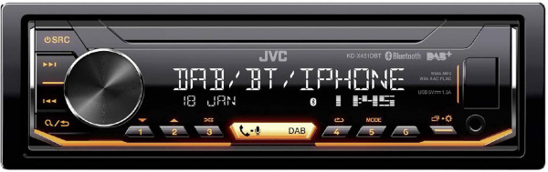 купить JVC KD-X451DBT Autoradio DAB+ Tuner, inkl. DAB-Ant