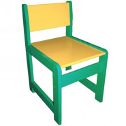 купить Детская мебель Д_Стул детский 998.002 регулируемый 2-3 зеленый/желтый