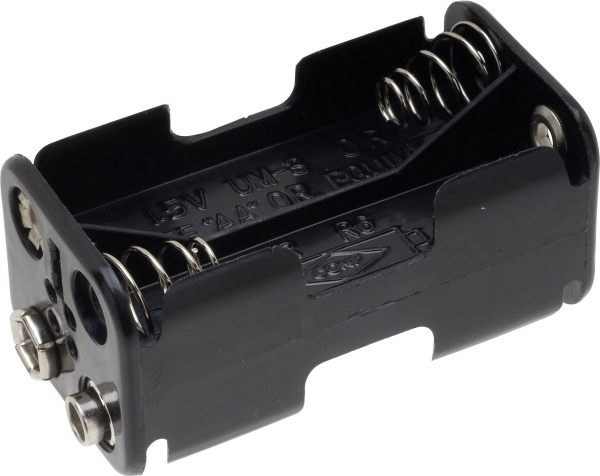 купить TRU COMPONENTS BH-343-2B Batteriehalter 4x Mignon