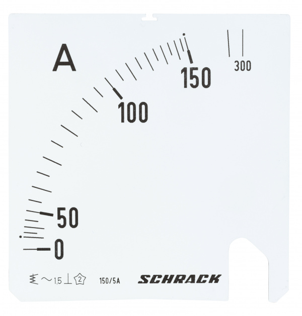 купить MGS59150A Schrack Technik Wechselskala, 96x96mm, 150/300/5A AC