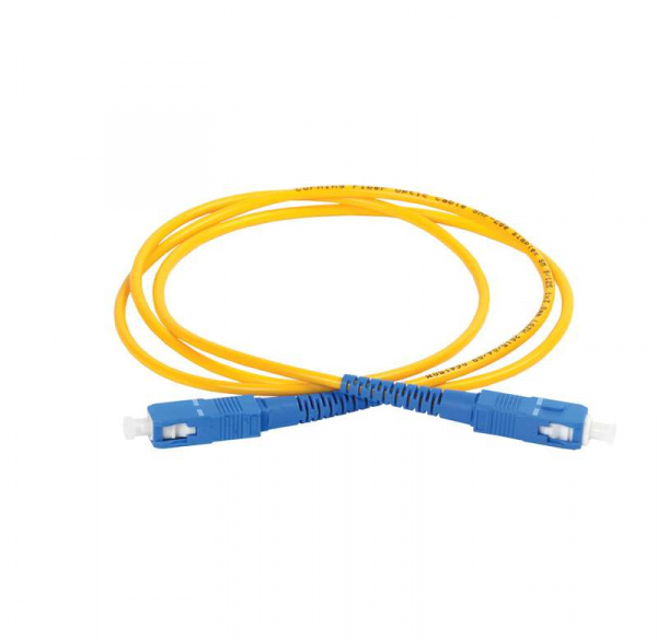 купить Патч-корд оптический коммутационный соединительный для одномодового кабеля (SM); 9/125 (OS2); SC/UPC-SC/UPC (Simplex) (дл.10м) ITK FPC09-SCU-SCU-C1L-10M