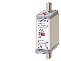 купить 3NA6804 Siemens LV HRC FUSE LINK GL/GG WITH INSULATED GRIP LUGS / WITH COMBINATION INDICATOR SIZE 000, 4A, AC 500V/DC 250V