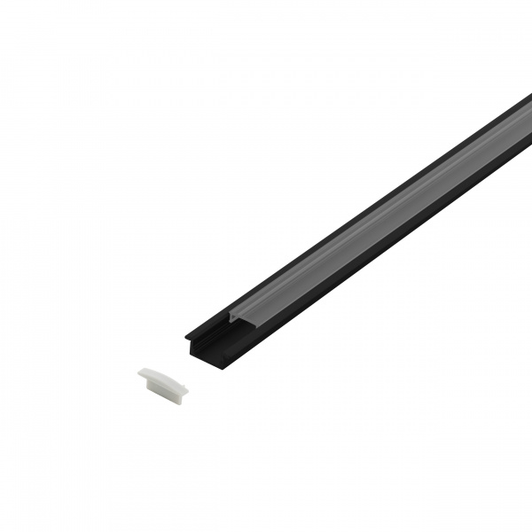 купить LI63395 Schrack Technik LED-Stripe Profil Einbau mit klarer Abdeckung schwarz IP20