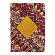 купить Ежедневник недатированный текстильный материал,А5,160л., Folk,AZ697/bordo