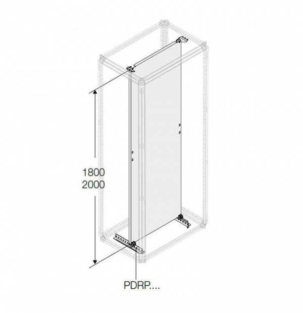 купить Плата монтажная H=1800мм W=600мм ABB 1STQ001900B0000