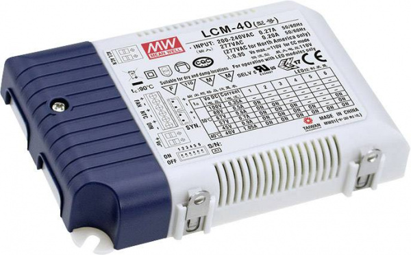 купить Mean Well LCM-40 LED-Treiber Konstantstrom 42 W 0.