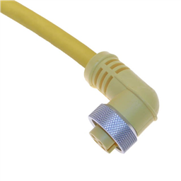 купить MINE-3FPX-2M-R Mencom PVC Cable - 18 AWG - 300 V - 10A / 3 Poles Female Right Angle Plug 6.6 ft