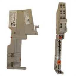 купить 1734-TBS Allen-Bradley Point I/O Module Bases W/ Removable IEC Spring Terminals / Removable, 14 AWG (2.5mm2) - 22 AWG (0.25mm2) / 10A max,