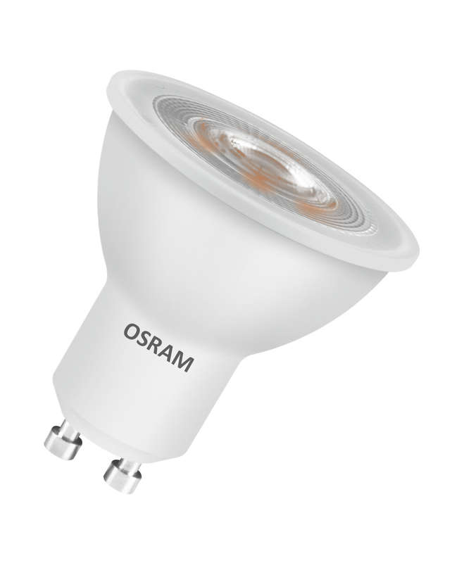 купить Лампа светодиодная LED STAR PAR16 4W/830 (замена 50Вт) 4Вт 3000К тепл. бел. GU10 370лм 220-240В прозр. пласт. OSRAM 4058075134843