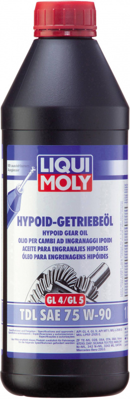 купить Liqui Moly (GL4/5) TDL SAE 75W-90 1407 Getriebeoel