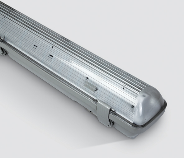 купить LID13440 Schrack Technik Dewy IP65 für 1xT8 LED Tube 100-240V 1565mm IP65 PC/PC grau