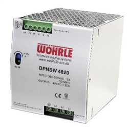 купить DPNSW 4820 Wohrle Three Phase Power Supply, Output 48VDC / 20A / input 340-550V with extended Range Input / for DIN-Rail