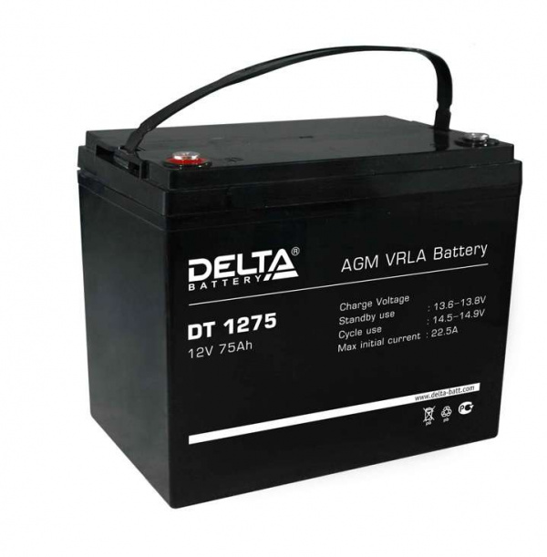 купить Аккумулятор 12В 75А.ч. Delta DT1275