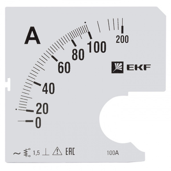 купить Шкала сменная для A961 100/5А-1.5 PROxima EKF s-a961-100